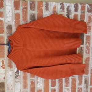 TOPSHOP Womens Mock Neck Knit Oversized Sweater Size 4 Lagenlook Thick Layers